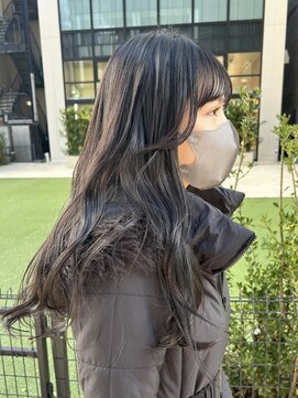 ビュートリアム265(BEAUTRIUM 265) カーキベージュ アッシュオリーブ 斜めバング ミントアッシュ