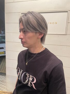 アミュレ(Amule) 平野紫耀風特殊カラーハイライトローライトホワイトシルバー