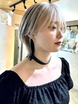 キラ 渋谷(KILLA) デザインカラー＿レイヤーカット＿オリーブベージュ