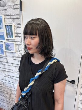 ルプラ ブリリアント(le-pla brilliant) ウルフカット×グレージュカラー