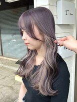 ルイ(ROUIS produced by LUCK 津田沼)&nbsp;ROUIS 津田沼　ラベンダーにインナーをホワイトベージュ