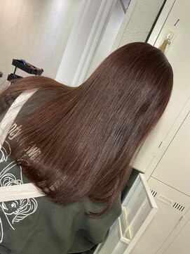 ヌーヴェル(nouvelle) 艶髪ワンカール×ブラウンレッド