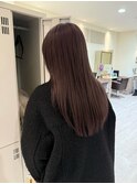 透明感カラー/似合わせカット/ブリーチなしダブルカラー
