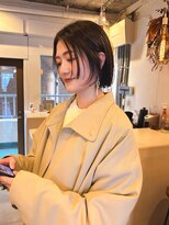 オンド 中目黒(ond) 大人ボブの顔まわりレイヤー