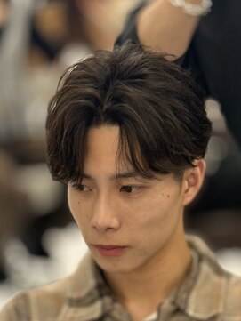 バース 梅田中崎町店(BIRTH) フェザーパーマニュアンスパーマセンターパートシャドーパーマ