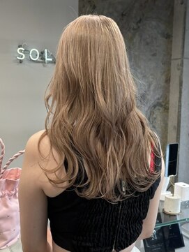 ソル ジングウマエ(SOL JINGUMAE) シルキーベージュミルクティーベージュラベンダーベージュ顔周り