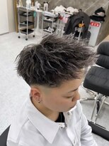 メンズカット リア(Men’s cut riah)&nbsp;ツイストスパイラルパーマツイストパーマメンズパーマ刈り上げ