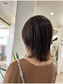 切りっぱなしボブ