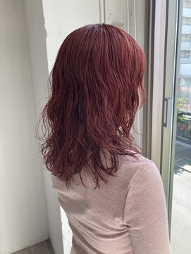 アルテペロ(arte pelo) チェリーレッド/ダブルカラー