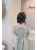 お呼ばれヘアセット 147
