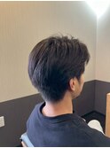 センターパート20代30代40代カットメンズパーマ眉毛入間市