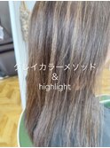 グレイカラーメソッドハイライト