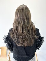 ヘアー アイス 御器所本店(HAIR ICI)&nbsp;ブリーチなしカラーオリーブグレージュレイヤーカット秋冬カラー