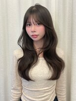 ボタン ハカタ(VOTAN hakata)&nbsp;福岡美容室/レイヤーカット/オリーブカラー