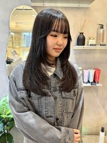 ジーナ 天神(Zina)&nbsp;韓国ヘア/レイヤーカット/顔周りカット/ザクザクレイヤー