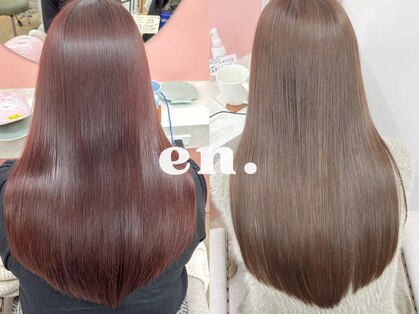 en.武蔵小杉　髪質改善トリートメント/縮毛矯正/ヘッドスパ/透明感カラー【エン】 の写真