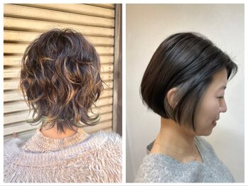 ヘアーデザイン アブー(hair design A BOO)の写真/360°どこから見てもきれいなシルエットに★乾かすだけでまとまるから毎日のセットも自分で簡単に再現!