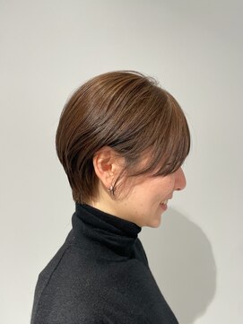 ムード(MOOD,) 着物ヘア/ダークアッシュ/ミディアムレイヤーカット/銀座駅