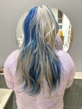 キオク(KIOX) ブルーカラー/水色カラー/ハイトーンカラー/ブリーチ/名古屋/栄