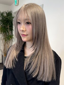 フォト イケブクロ(foto IKEBUKURO) 2ブリーチ必須☆透明感◎レイヤー×まろやかホワイトベージュ