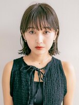 ベンジー 金山店(benji)&nbsp;ウェットで耳掛けボブ　3
