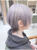 メンズウルフショート/アッシュグレージュ