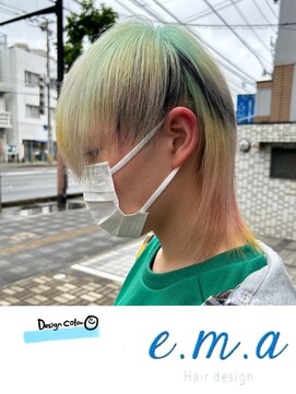 エマヘアデザイン(e.m.a Hair design) デザインカラー