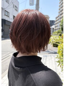パザパ(pas a pas) dusty pink × beige