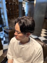 ザ バーバー 虎ノ門ステーションタワー(THE BARBER)&nbsp;センターパート　ニュアンスパーマ