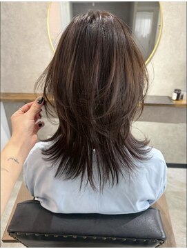 エトワ 中央店(etoi) 大分ミディアムボブレイヤー軽め韓国レイヤーくびれスタイル