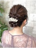 ヘアセット アップヘア