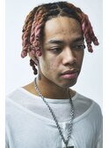 ピンクドレッドラインアップ高円寺バーバー特殊ヘア顔剃り眉毛