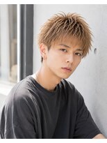 MEN's Baguz MEN'Sカット/ MEN'Sパーマ/ MEN'Sカラー 明るめブラウン束感ニュアンス韓国風メンズマッシュ最新