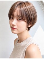 オンスター(ONSTAR) 20代30代韓国風レイヤーカットアッシュベージュ透明感前髪あり