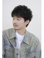 ヒップスリンク(Hip's Lnk) フェザーパーマニュアンスパーマアップバングショート