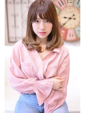 メイズ(MAZE) シースルーフェザーバングミディアム【メイズ東中野・鍛原志行】