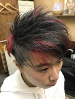 キュリアス(curious)&nbsp;ツーブロック、ダブルカラー&マニパニメッシュ