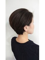 アッド バイ ケーツー(add by K-two)&nbsp;耳かけショートボブ×オリーブカラー/心斎橋&難波&堀江&新町