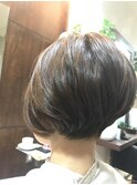 軽快前下がりグラデーションボブスタイル