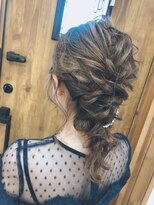 フゥカ 類家店(fuka)&nbsp;ふわふわ編み下ろしヘア＊