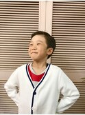 キッズカット男の子ヘア