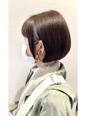 耳掛けショートボブ