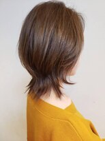 トップヘアー ガーデンヴィラ 安城(Garden Villa)&nbsp;エアリー感と艶、大人女性のミディアムウルフ/ニュアンスカラー