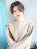 天神【BIRTH】センターパート×大人パーマ束感ショート