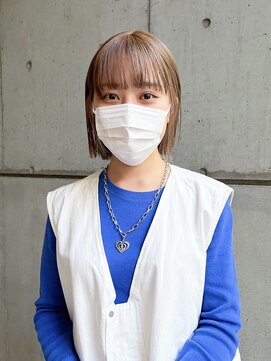 ヘアーデザイン アルエ(HAIR×design ARUE) ぷつっとボブ×ベージュ