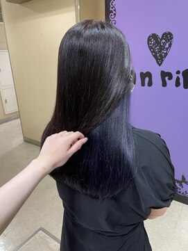 アンリップ ジー(salon unripG) m.m#インナーブルー