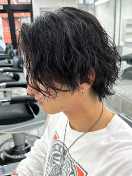 ロンド ローガン 名駅(Lond LOGAN) 【LondLOGAN SAKURA】メンズ ツイストスパイラルパーマ 眉毛