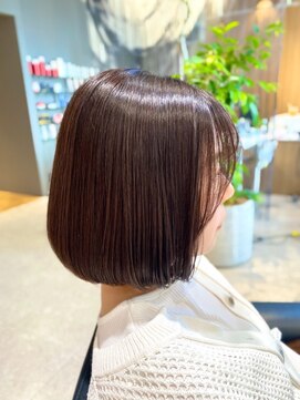 ウノプリール 西梅田ハービスプラザ店(uno pulir) 【KEN】つやボブ　20代30代40代50代