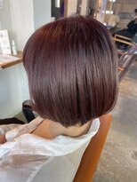 ヘアーデザイン ディードット ウル(D. ulu)&nbsp;ピンクブラウンカラー