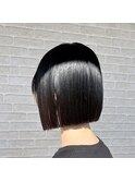 切りっぱなしボブ/ぱつっとボブ/ヘイリーボブ